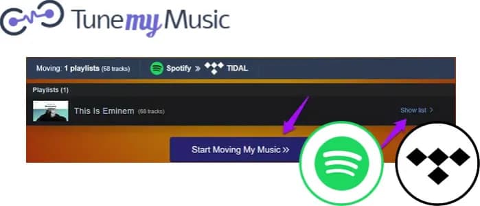 Jak przenieść playlisty Spotify do Tidal bez utraty utworów?